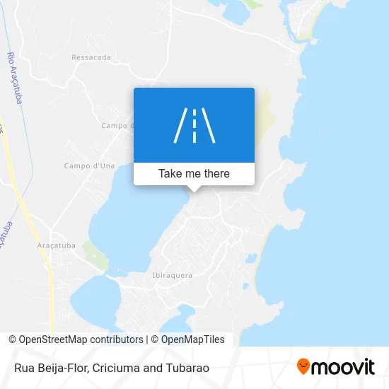 Rua Beija-Flor map