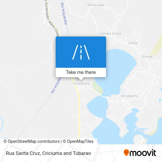 Rua Santa Cruz map