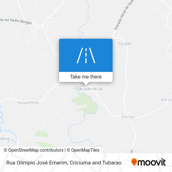 Rua Olímpio José Emerim map