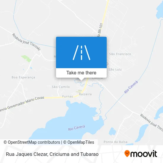Rua Jaques Clezar map