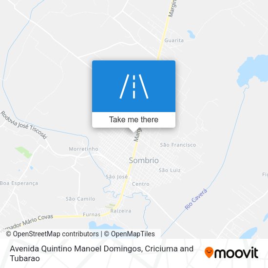 Avenida Quintino Manoel Domingos map