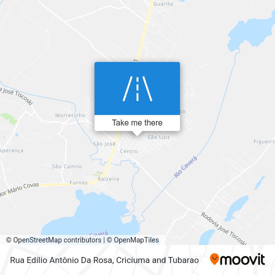 Rua Edílio Antônio Da Rosa map