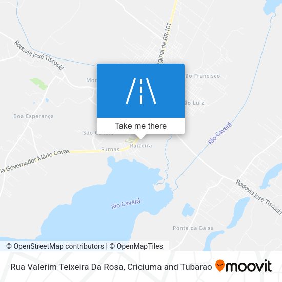 Rua Valerim Teixeira Da Rosa map