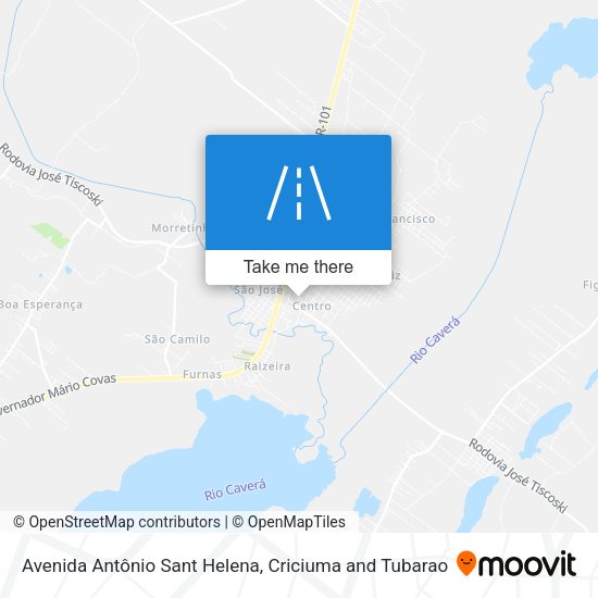 Avenida Antônio Sant Helena map