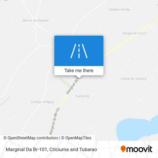 Marginal Da Br-101 map