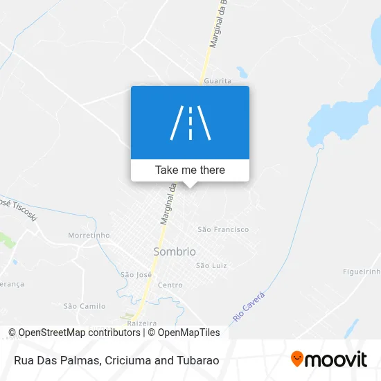 Rua Das Palmas map