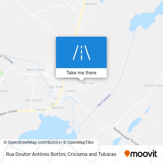 Rua Doutor Antônio Bottini map