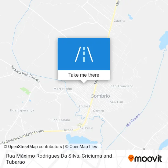 Rua Máximo Rodrigues Da Silva map