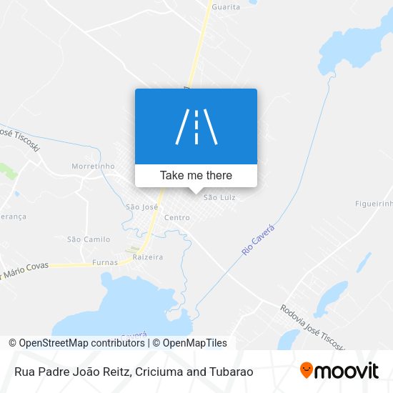 Rua Padre João Reitz map