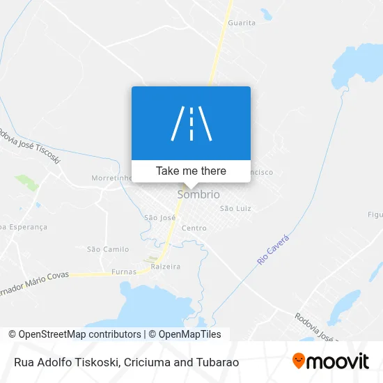 Rua Adolfo Tiskoski map