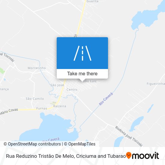Rua Reduzino Tristão De Melo map