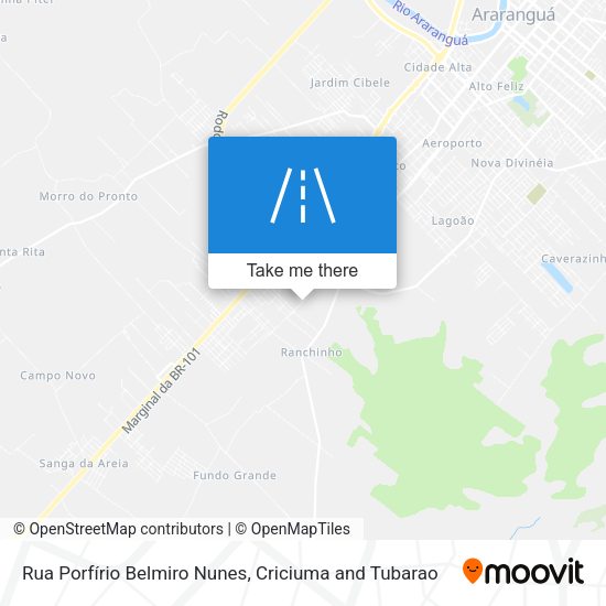 Rua Porfírio Belmiro Nunes map