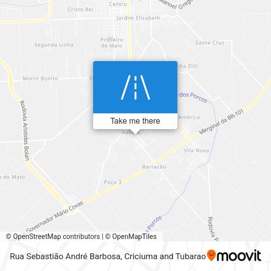 Rua Sebastião André Barbosa map