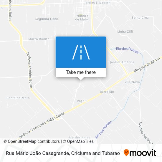 Rua Mário João Casagrande map