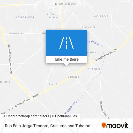 Rua Édio Jorge Teodoro map