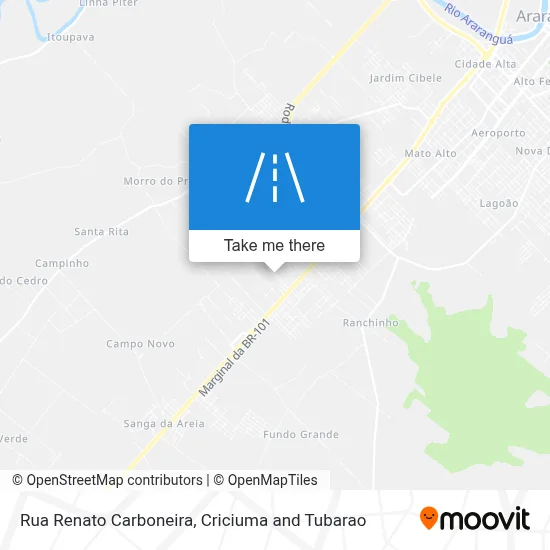 Rua Renato Carboneira map