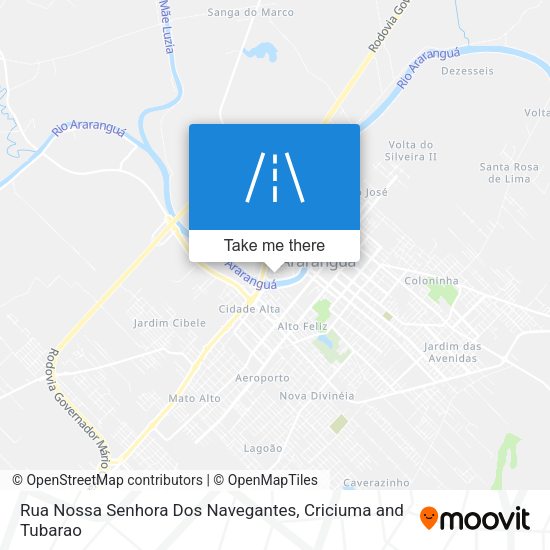 Rua Nossa Senhora Dos Navegantes map