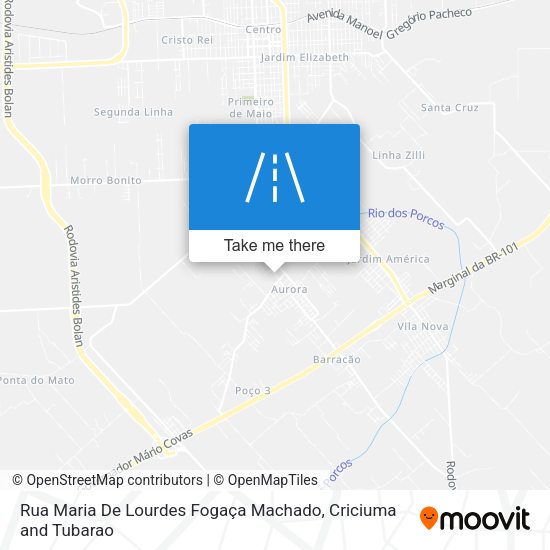 Rua Maria De Lourdes Fogaça Machado map