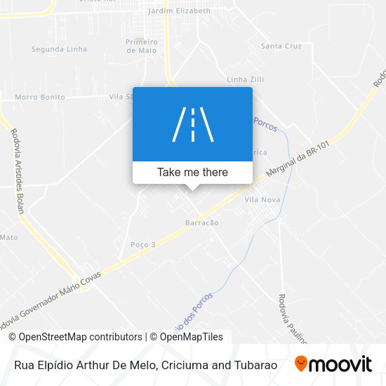 Rua Elpídio Arthur De Melo map