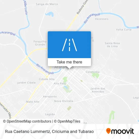 Rua Caetano Lummertz map