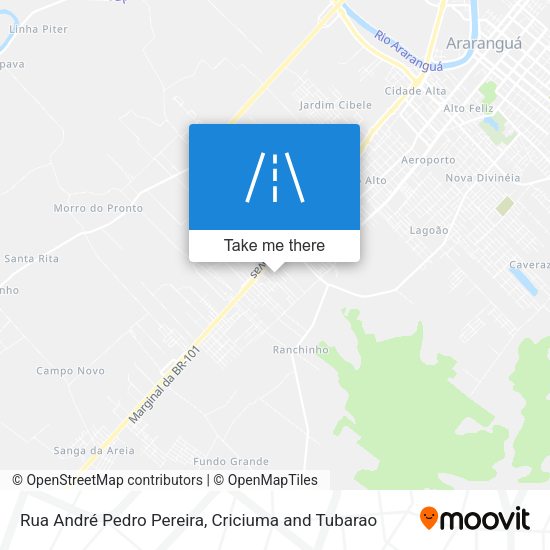 Rua André Pedro Pereira map