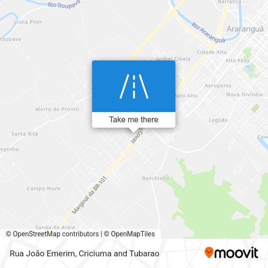 Rua João Emerim map