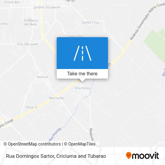 Rua Domingos Sartor map