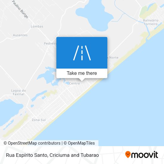 Rua Espírito Santo map