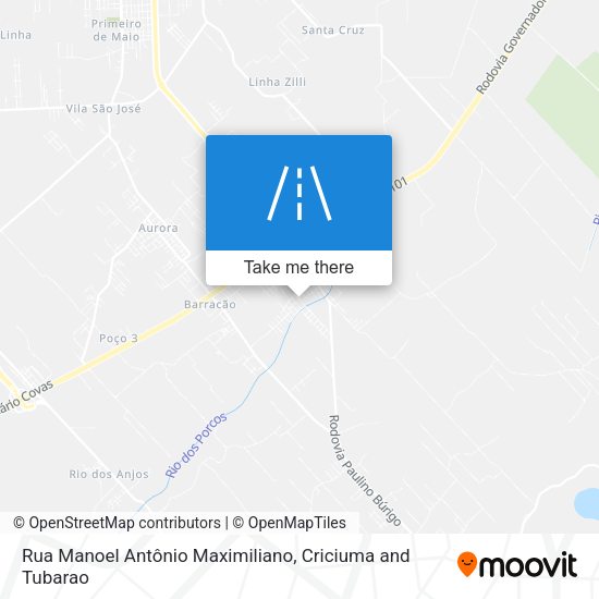 Rua Manoel Antônio Maximiliano map