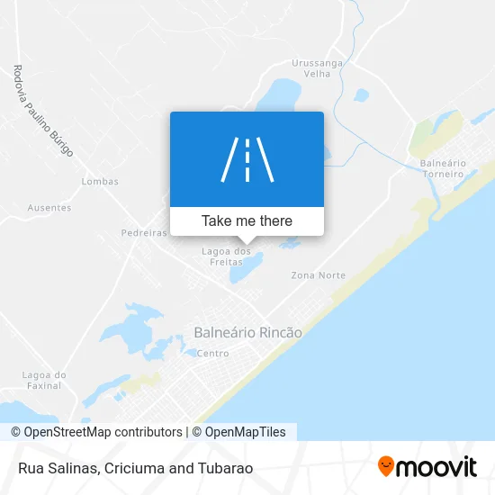 Rua Salinas map