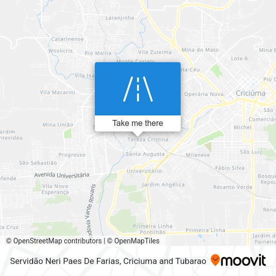 Servidão Neri Paes De Farias map