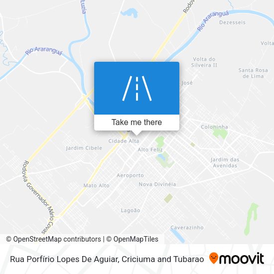 Rua Porfírio Lopes De Aguiar map