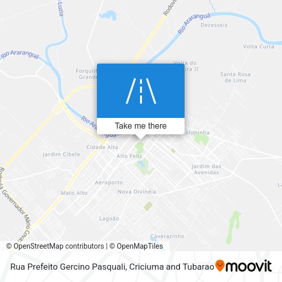 Rua Prefeito Gercino Pasquali map
