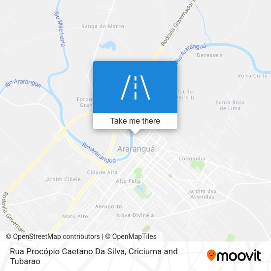 Rua Procópio Caetano Da Silva map