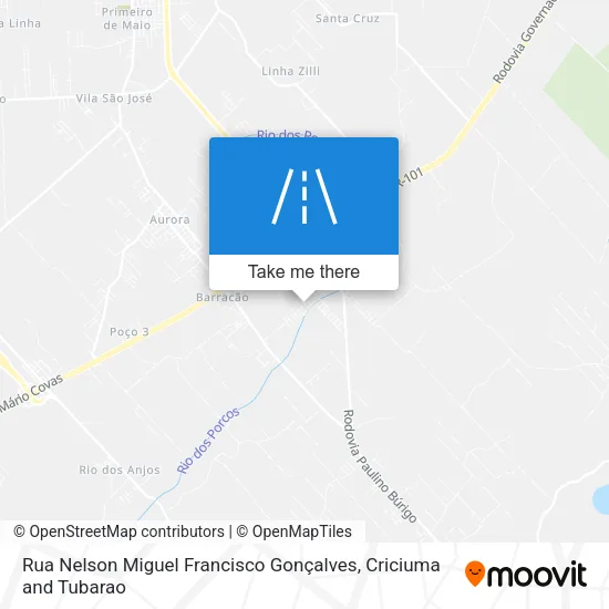 Mapa Rua Nelson Miguel Francisco Gonçalves