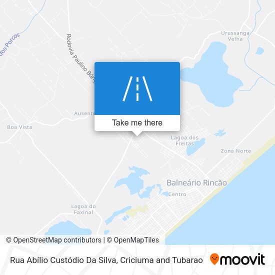 Rua Abílio Custódio Da Silva map