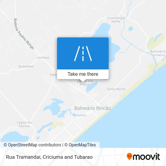 Rua Tramandaí map