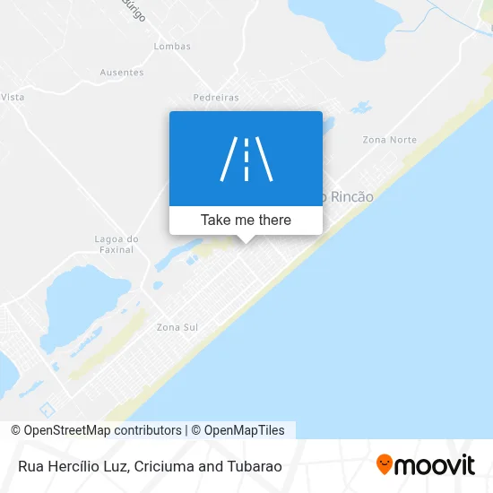 Rua Hercílio Luz map