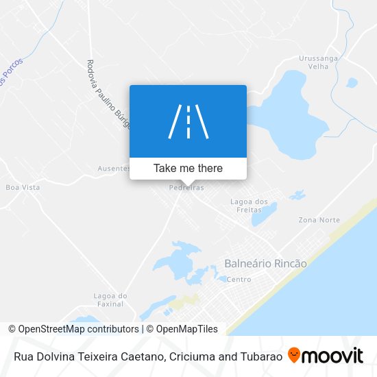 Rua Dolvina Teixeira Caetano map