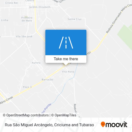 Rua São Miguel Arcângelo map
