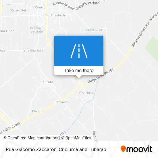 Rua Giácomo Zaccaron map