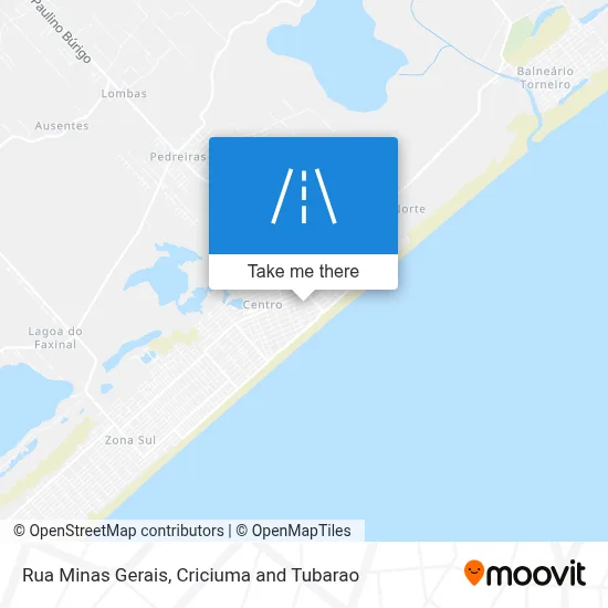 Rua Minas Gerais map