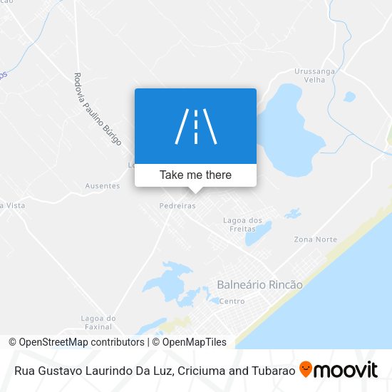 Rua Gustavo Laurindo Da Luz map
