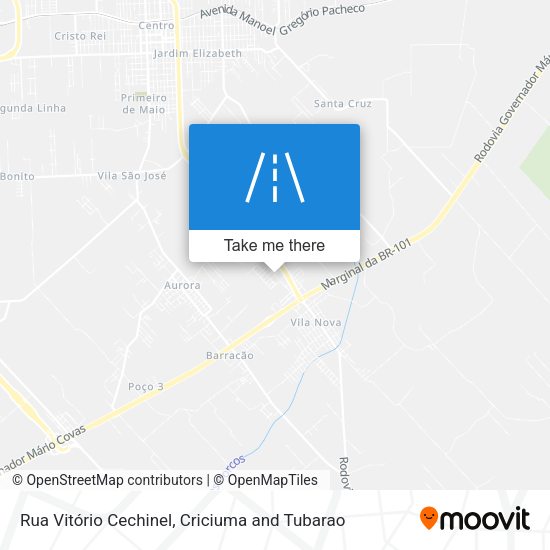 Rua Vitório Cechinel map