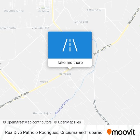 Rua Divo Patrício Rodrigues map