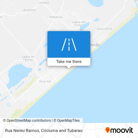 Rua Nereu Ramos map
