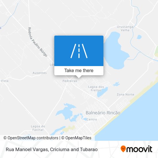 Rua Manoel Vargas map