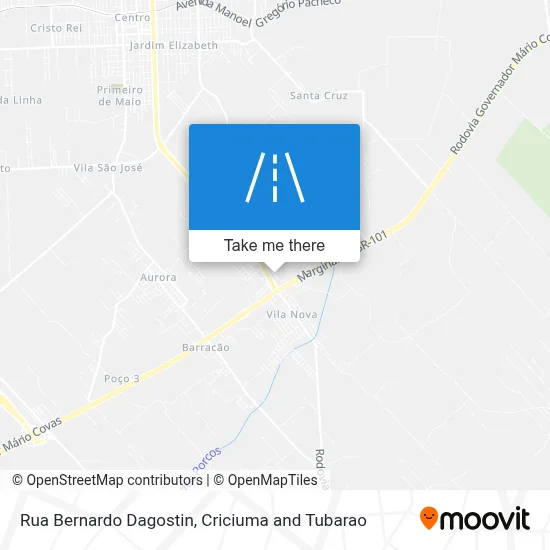 Rua Bernardo Dagostin map