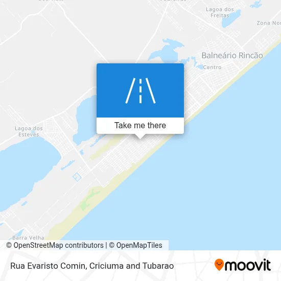 Rua Evaristo Comin map