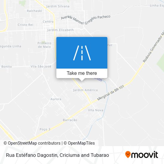 Rua Estéfano Dagostin map